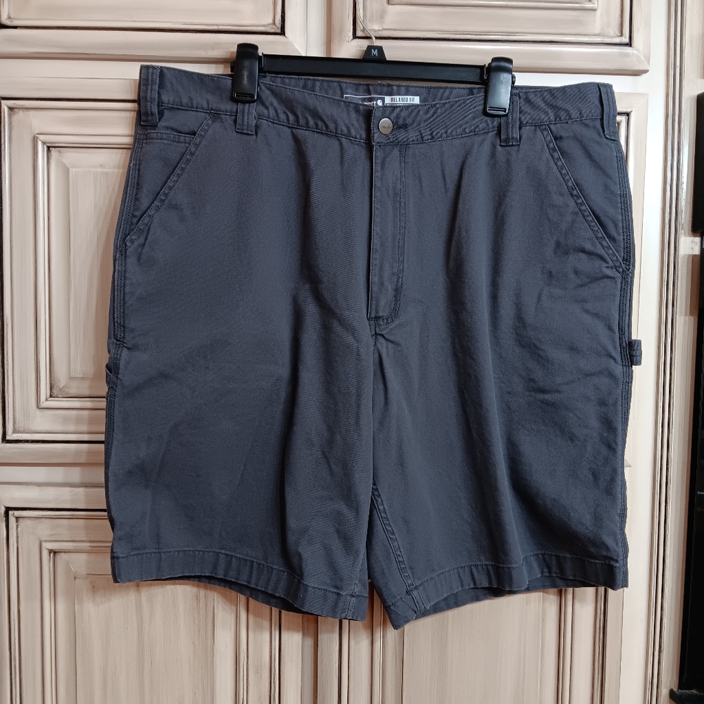Carhartt Grey Cargo Shorts -‎ Size 42 x 11
